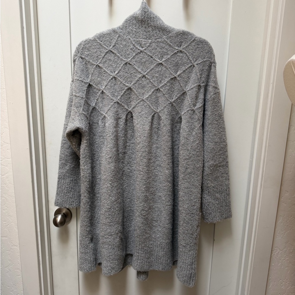 Free People Gray Long Sleeve Sweater Dress Size Small